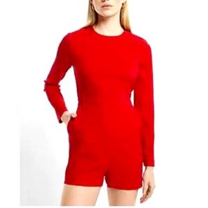Crew Neck Long Sleeve Romper|Size 10